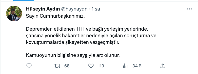 cumhurbaskani erdogan o sikayetlerden vazgecti